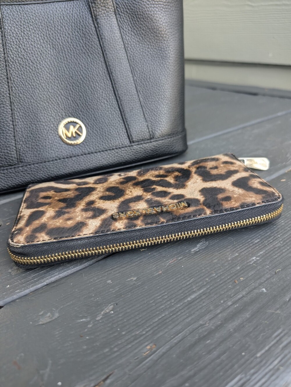 Michael Kors Leopard Print Wallet - Picture 8 of 14